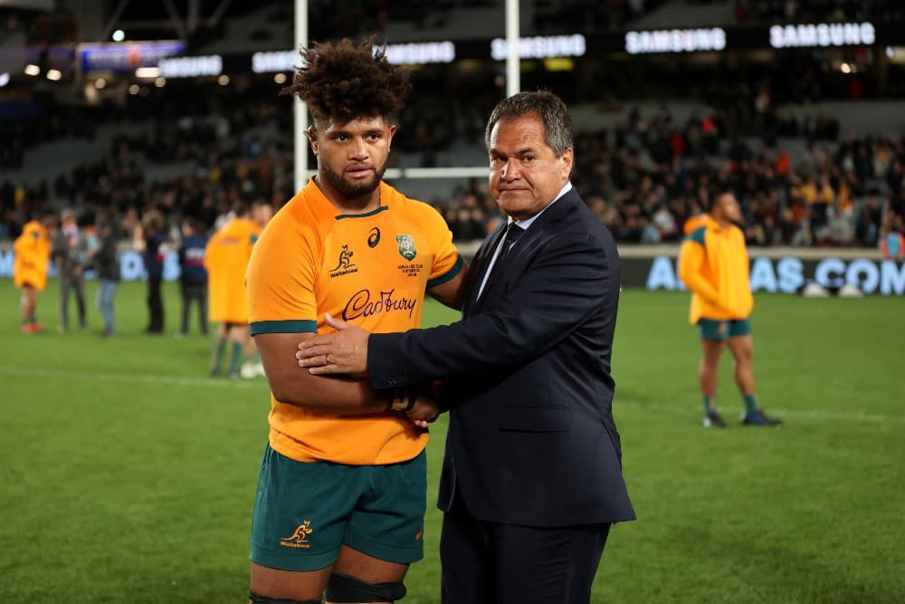 The Wallabies are eager to show their growth as they prepare for former coach Dave Rennie. Photo: Getty Images