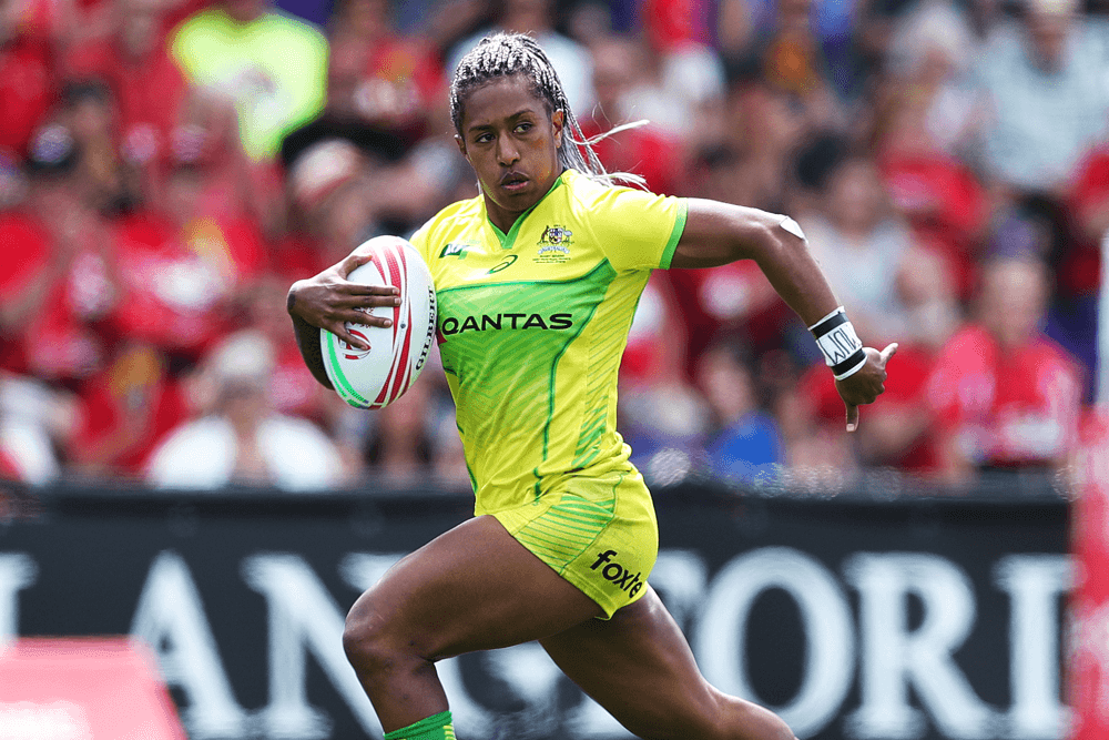 Ellia Green in action for the Aussie Sevens. Photo: Getty Images