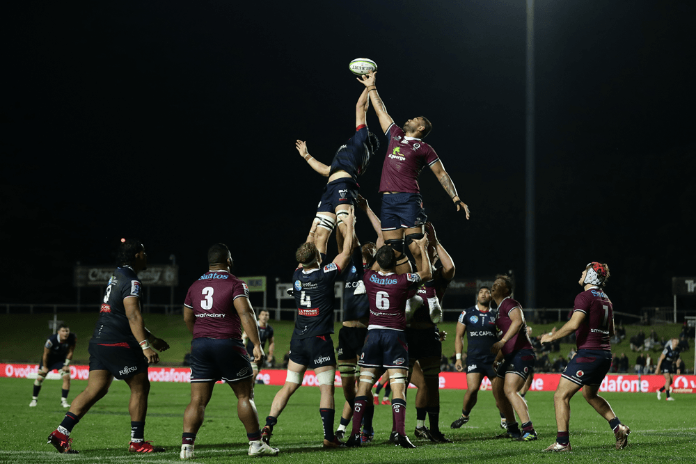 The Reds and Rebels faced off at Brookvale oval. Photo: Getty Images