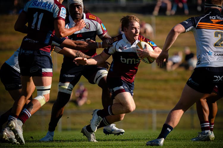 Seru Uru is one of several Test-capped players in the Reds-Brumbies Super Rugby AUS fixture. Photo: Getty Images