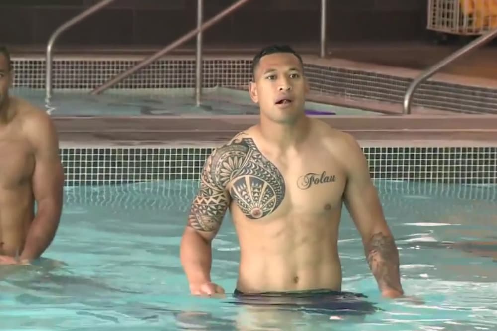 Israel Folau has signed with a Super League team. Photo: Getty Images