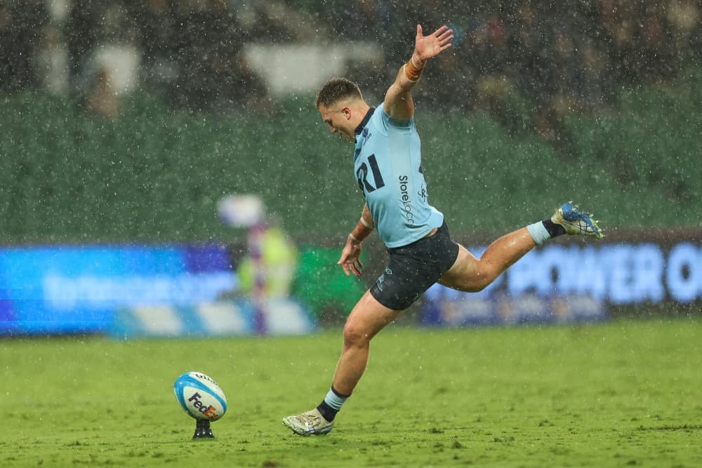 Jack Bowen has been handed a lifeline as three playmakers fight for their Super Rugby Pacific futures at the NSW Waratahs. Photo: Getty Images