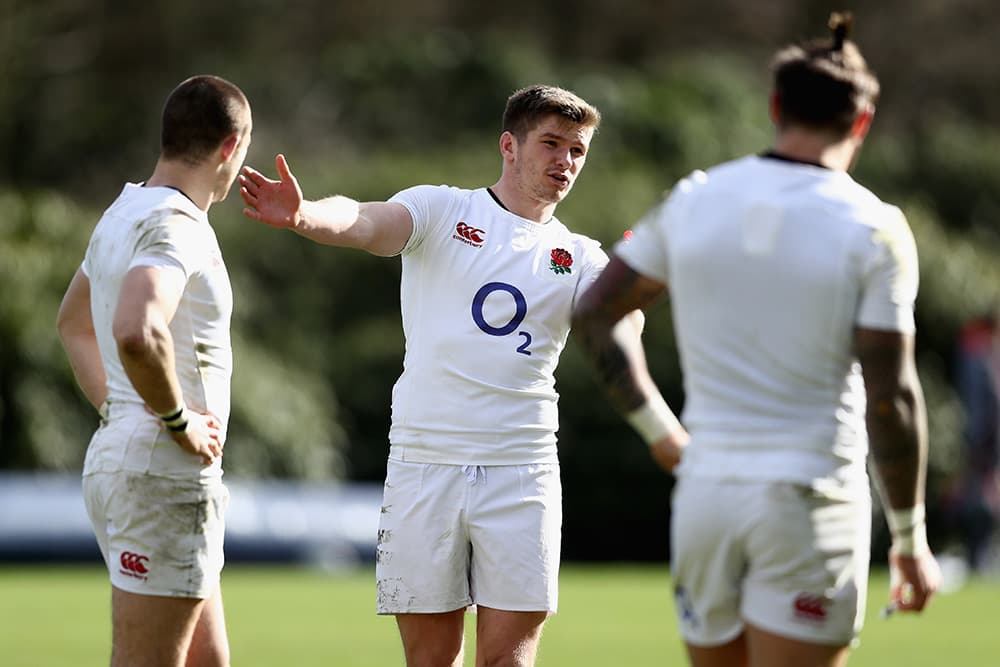 Owen Farrell is a vital part part of the England backline brains trust. Photo: Getty Images