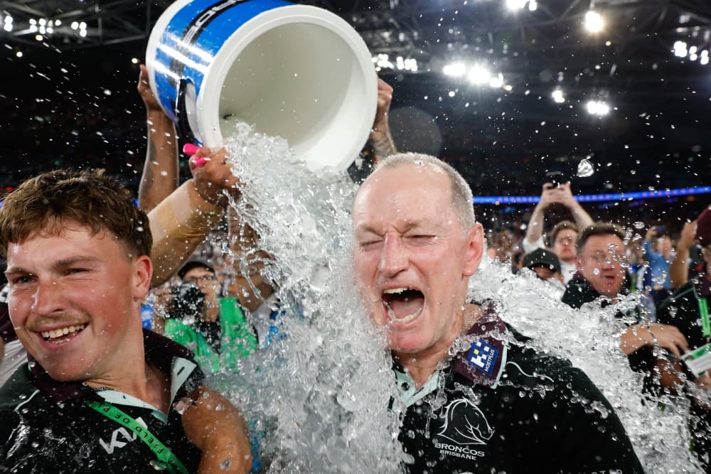 Michael Maguire and Mike Cron will join forces for a Rugby coaching event in January. Photo: Getty Images