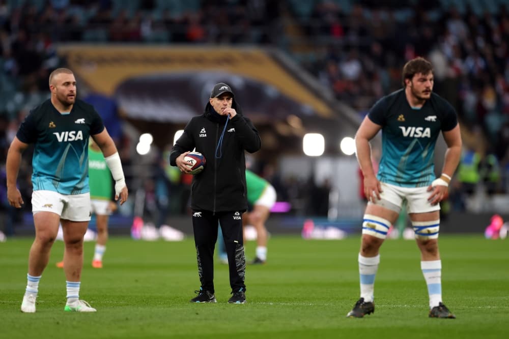Felipe Contepomi was furious with Tom Curry after a reported ugly incident on and off the field during their loss to England. Photo: Getty Images