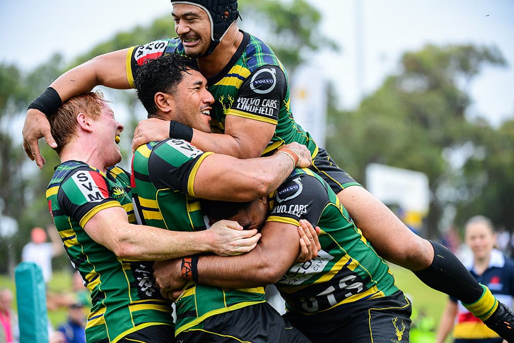 A second half blitz from gordon has seen them into their first Shute Shield final since 1998. Photo: Stu Walmsley