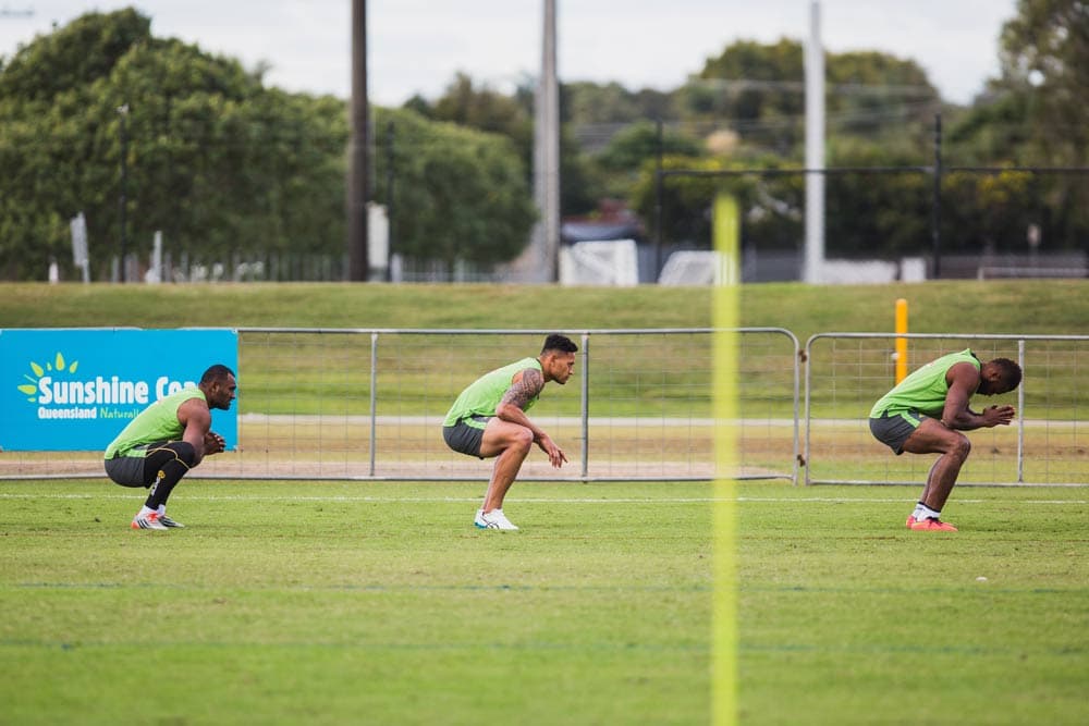 Who is in contention for the inside centre spot? Photo: ARU Media/Brian Hook
