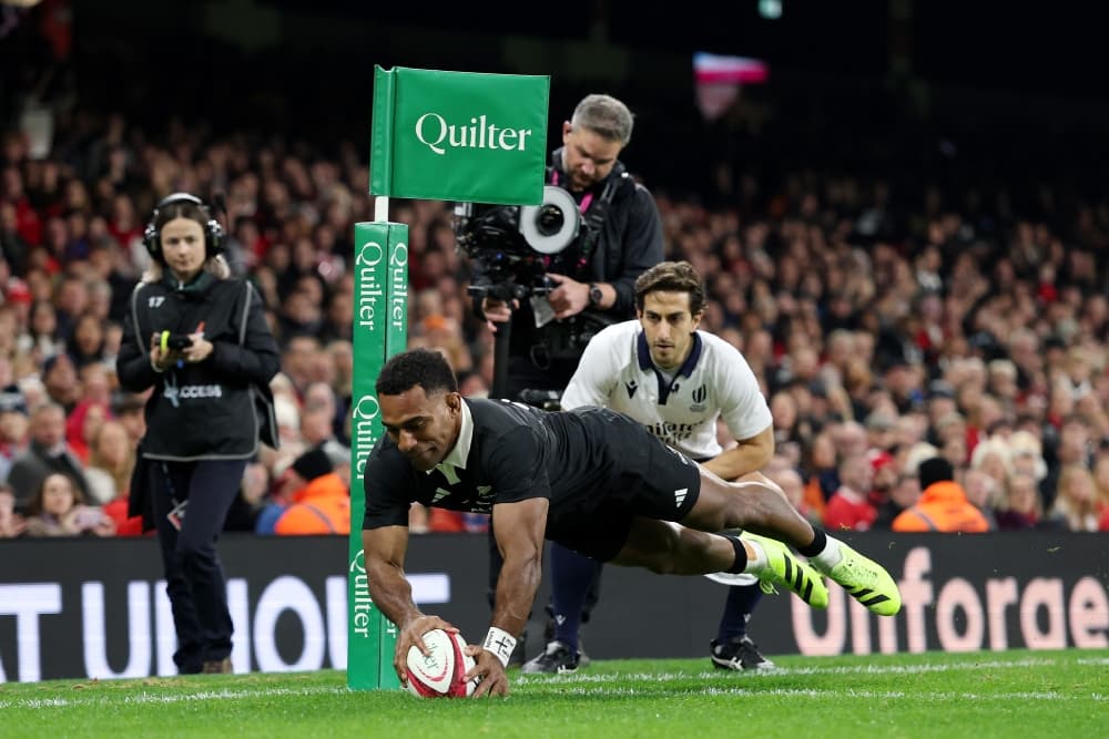 The All Blacks were too strong for a much improved Wales. Photo: Getty Images