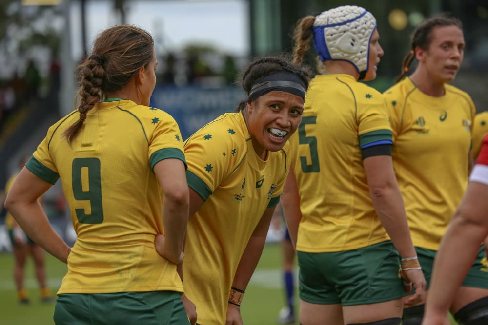 Hilisha Samoa and the Wallaroos did it tough in Belfast. Photo: ARU Media/Brendan Hertel
