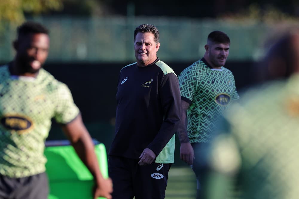 South Africa director of rugby Rassie Erasmus is ready for whatever Eddie Jones is going to throw up. Photo: Getty Images