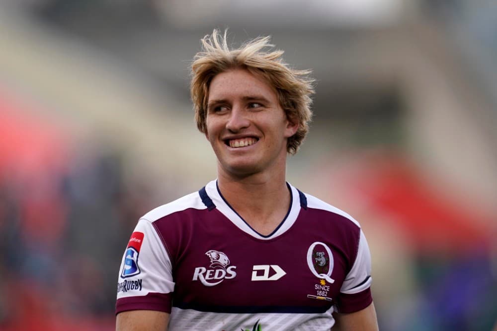 Rising Reds half Tate McDermott's rugby journey has been shaped by tragedy. Photo: Getty Images 