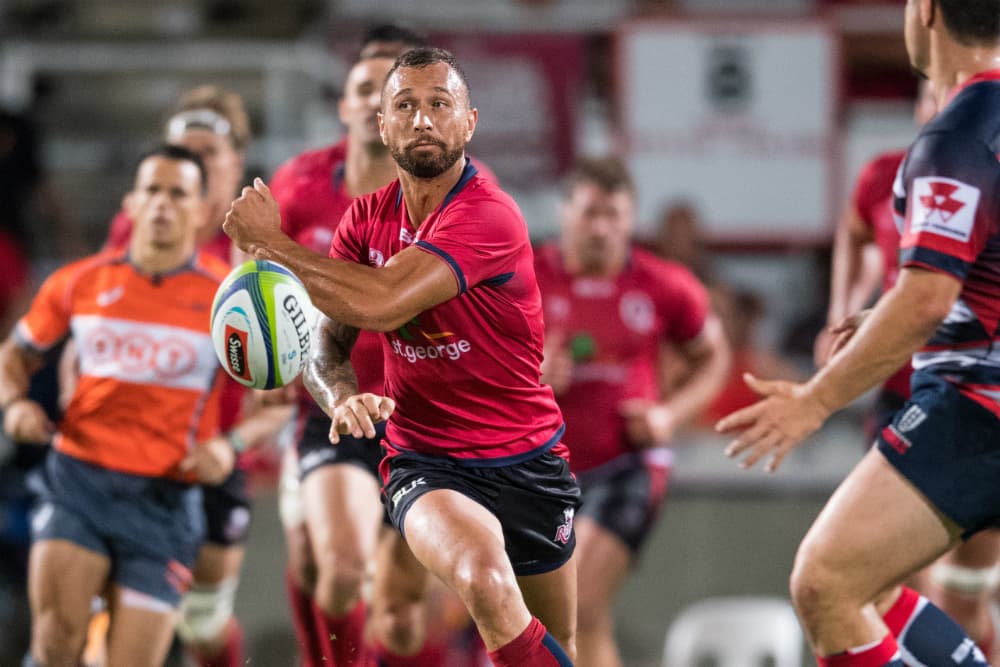 Quade Cooper was at his very best in his long awaited return to Ballymore. Photo: rugby.com.au/Stuart Walmsley