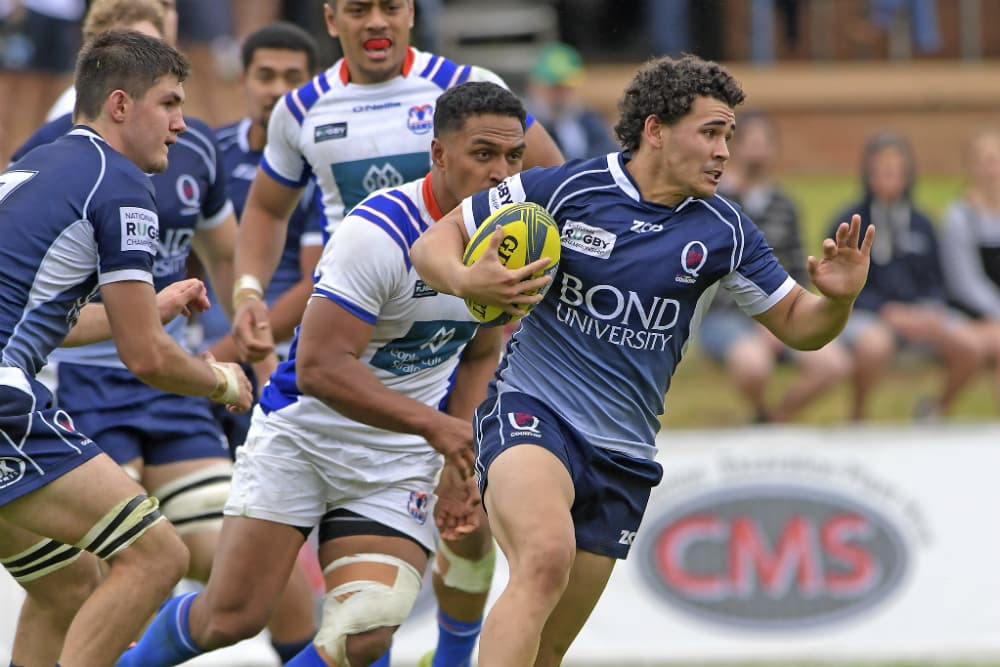 Hamish Stewart and QLD Country take on the Greater Sydney Rams at TG Millner today. Photo: Getty Images