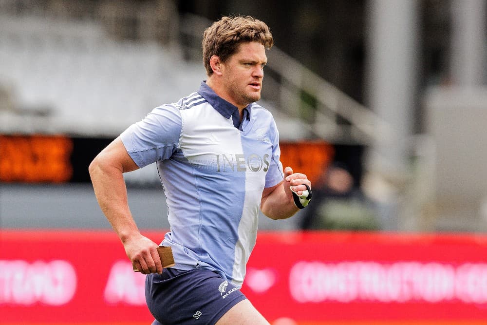 Scott Barrett returns to captain the All Blacks. Photo: Getty Images