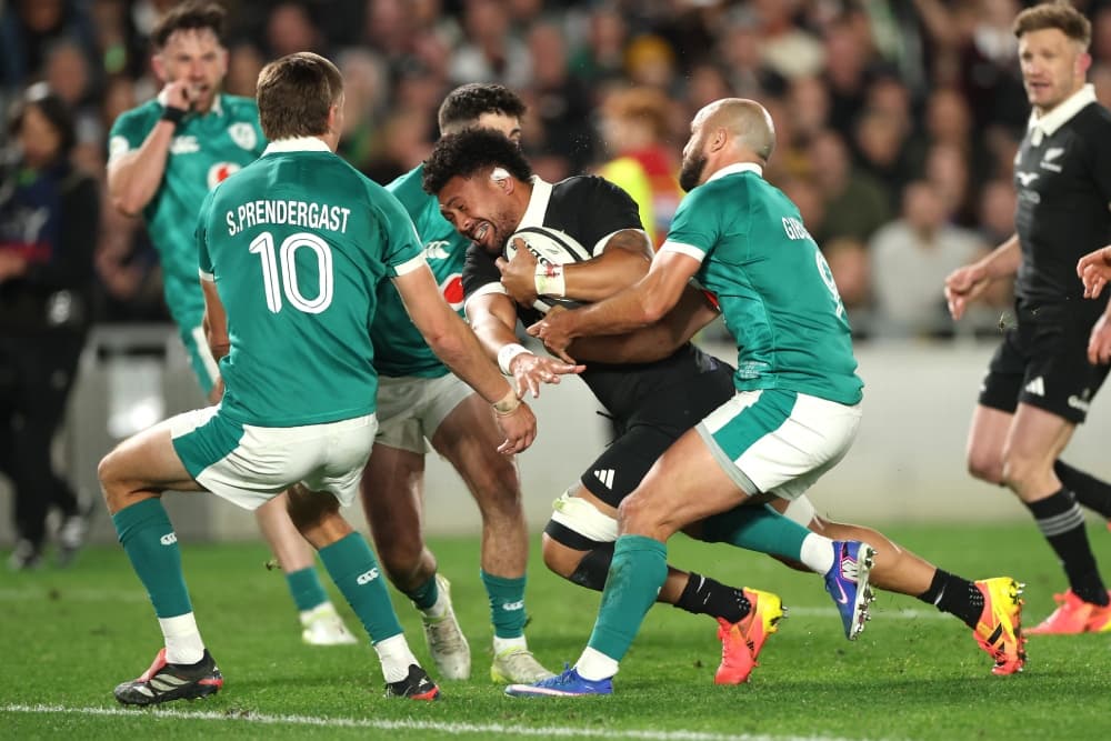 The All Blacks stay undefeated under coach Dave Rennie. Photo: Getty Images