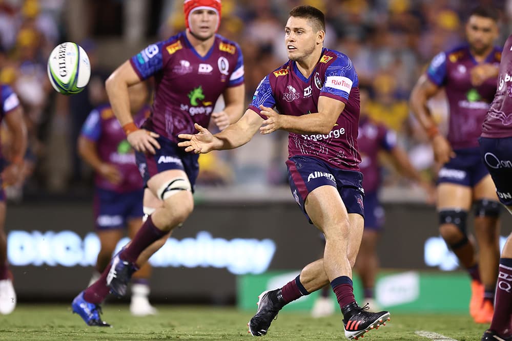 James O'Connor in action for the Queensland Reds during First Nations round of Harvey Norman Super Rugby AU | Getty Images