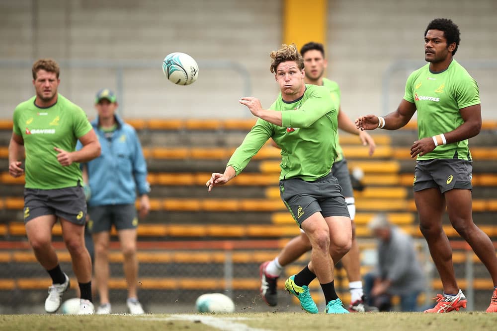 Michael Hooper wants to break his Eden Park duck. Photo: Getty Images
