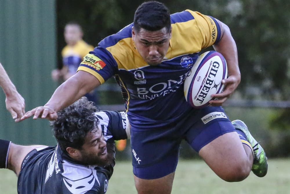 Alex Mafi featured for Bond at the weekend. Photo: QRU Media