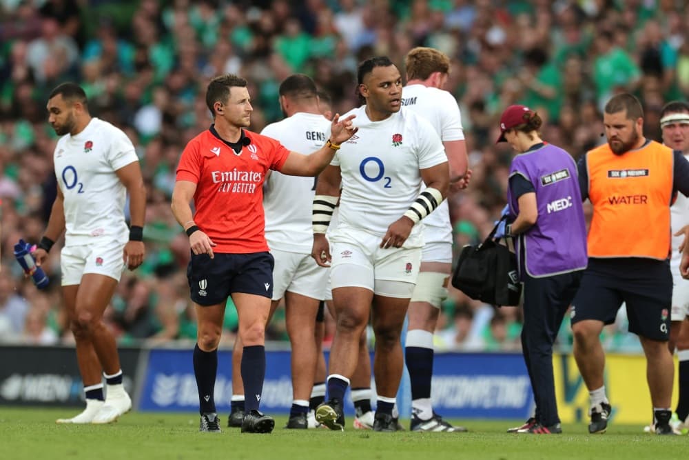 Billy Vunipola is the latest English player to see red after their defeat to Ireland. Photo: Getty Images