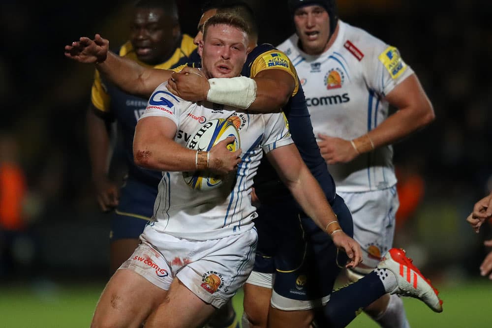 The RFU will be trialing a lower tackle height. Photo: Getty Images
