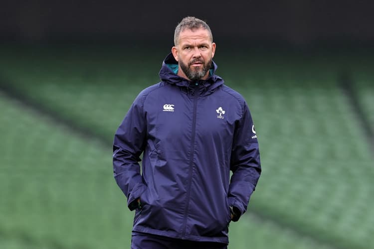 Ireland coach Andy Farrell returns to the helm after finishing his stint with the British & Irish Lions. Photo: Getty Images