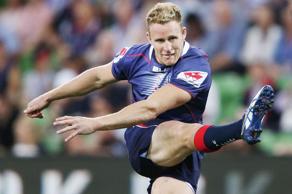 Reece Hodge will be at 12 for the Rebels on Saturday night. Photo: RUGBY.com.au/Stuart Walmsley