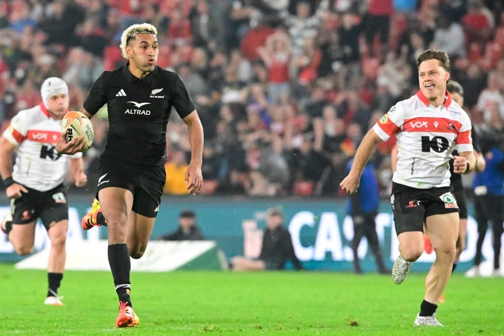 Rieko Ioane helped New Zealand avoid defeat against the Lions. Photo: Getty Images
