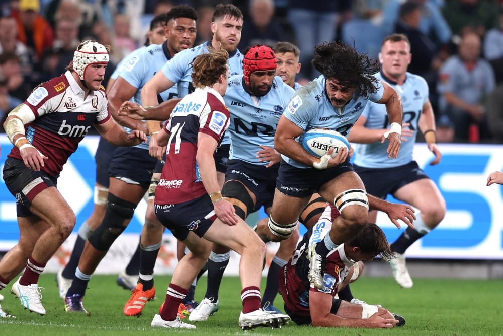 The NSW Waratahs face the Queensland Reds in Sydney. Photo: Getty Images