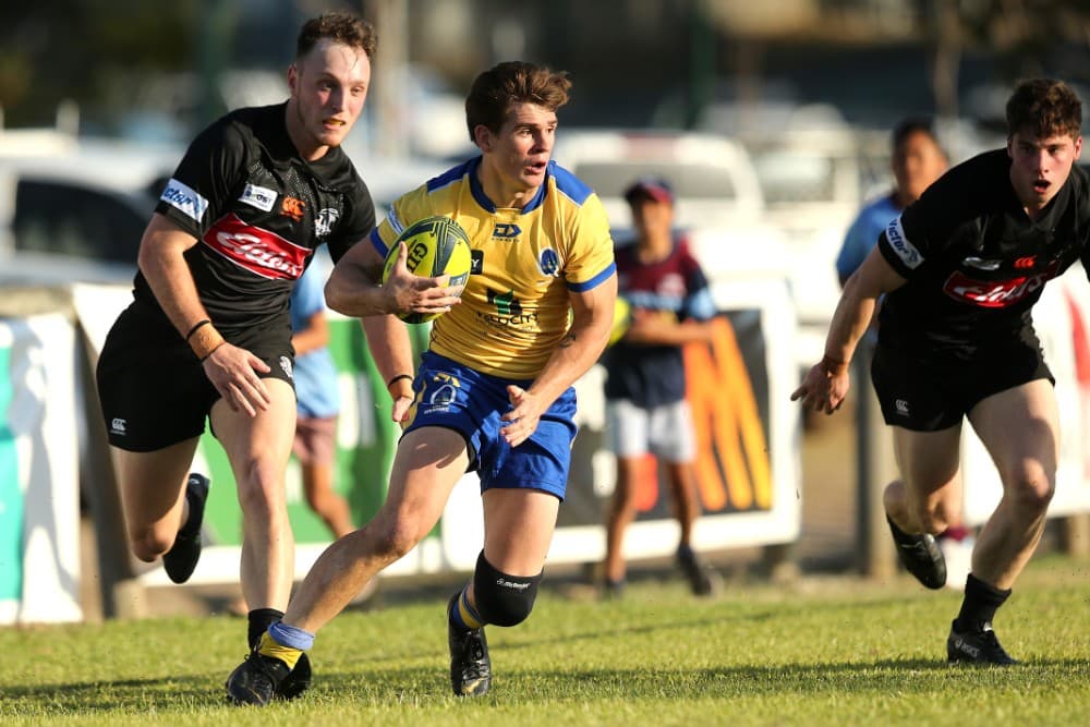 Nick Chapman on his way to a double for Brisbane in their win over NSW Country. Photo: Getty Images 