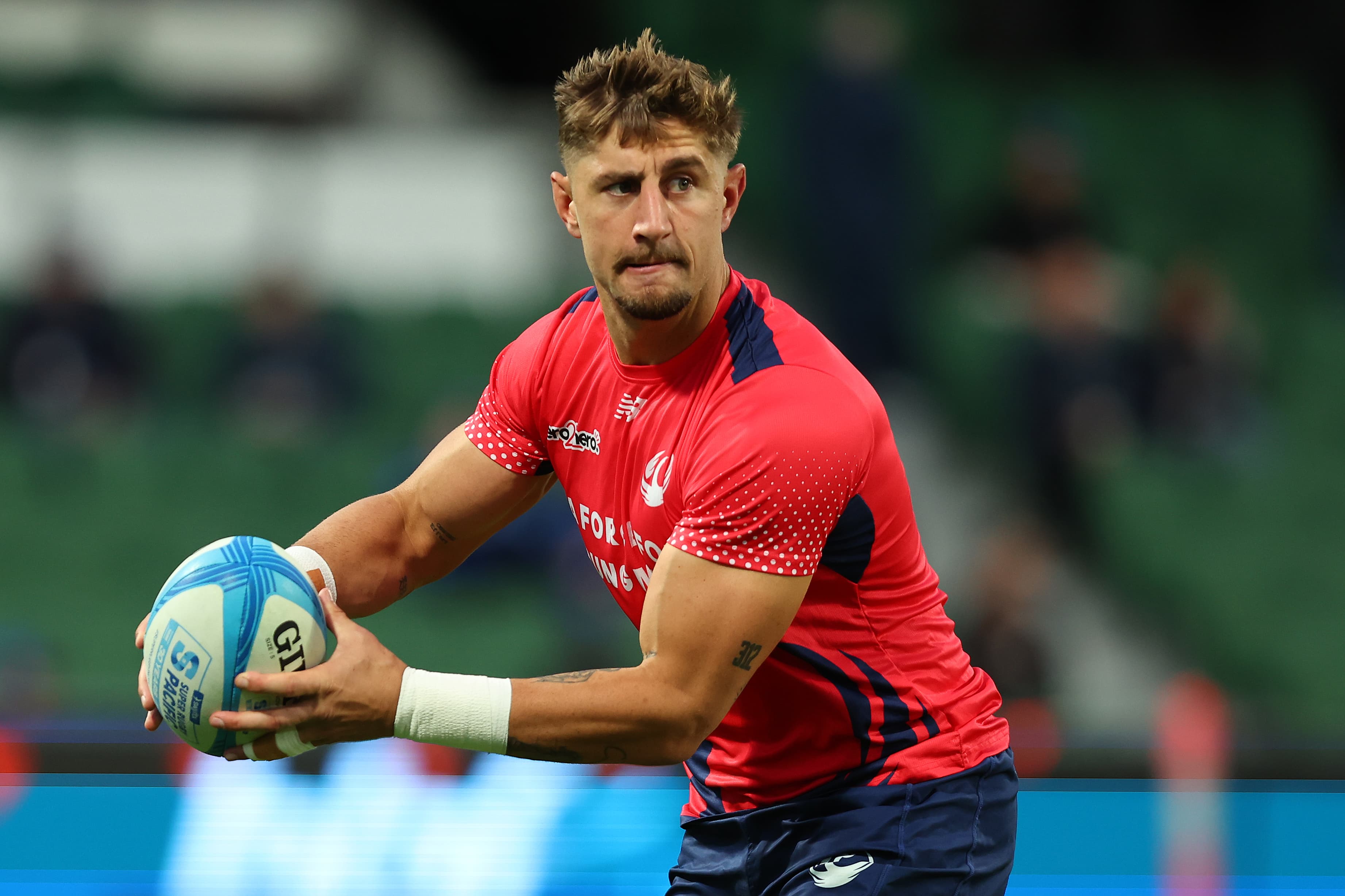 Zac Lomax will start at outside centre in New Jersey. Photo: Getty Images