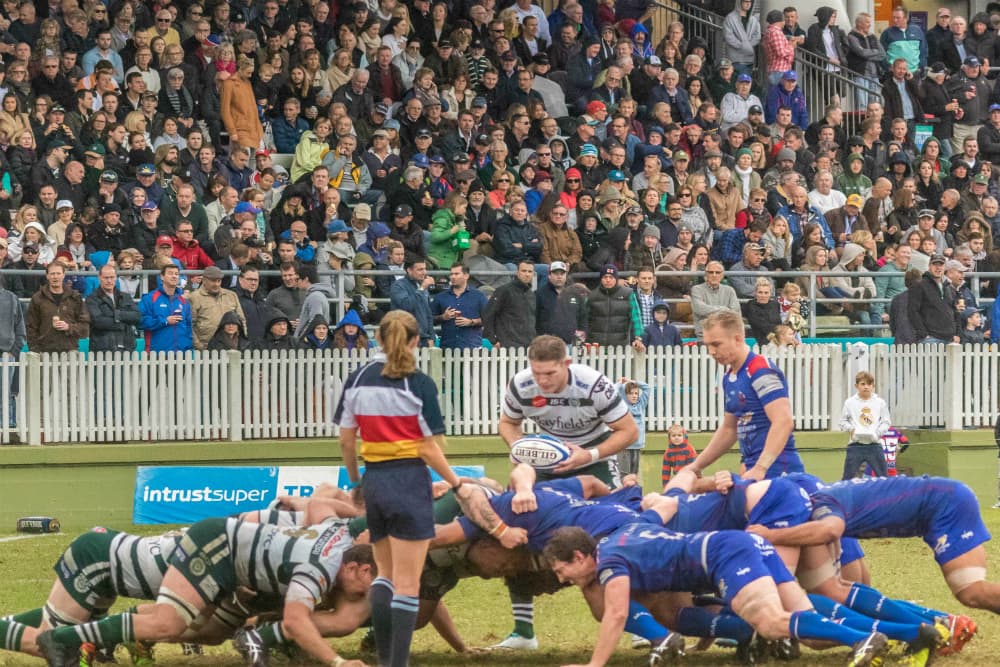 Manly and Warringah square off at Pittwater Park this afternoon. Photo: Marlins Rugby
