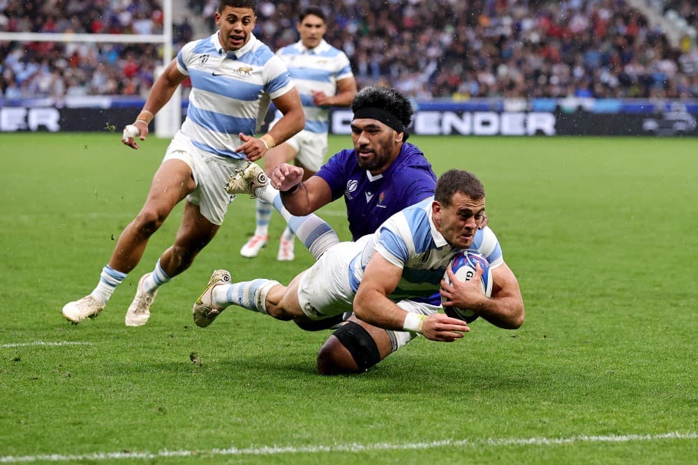 Argentina ground out a victory over Samoa. Photo: Getty Images