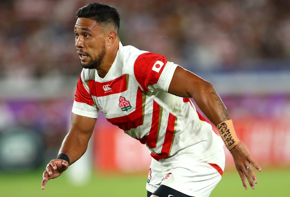 Will Tupou in action for Japan at the Rugby World Cup. Photo: Getty Images
