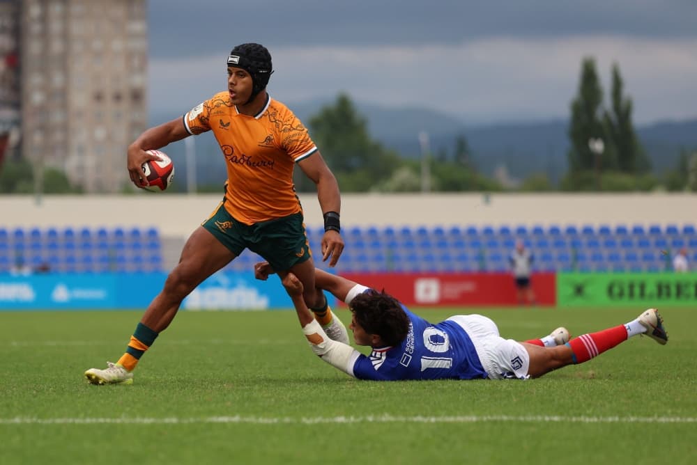 Treyvon Pritchard starts at fullback for the Australia U20 team against Wales. Photo: World Rugby