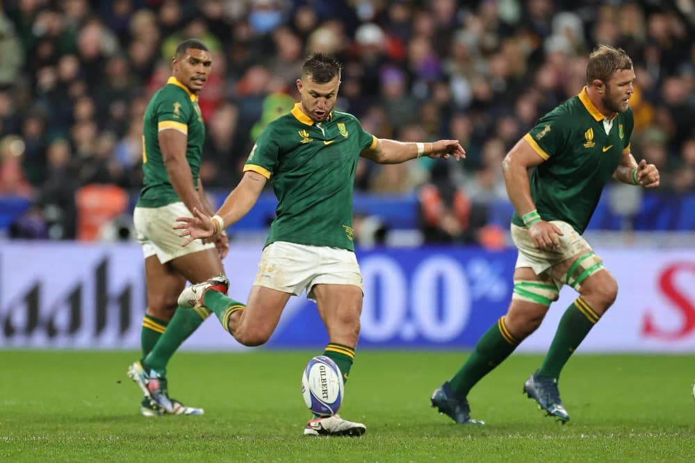 Handre Pollard starts for the Springboks against Ireland. Photo: Getty Images