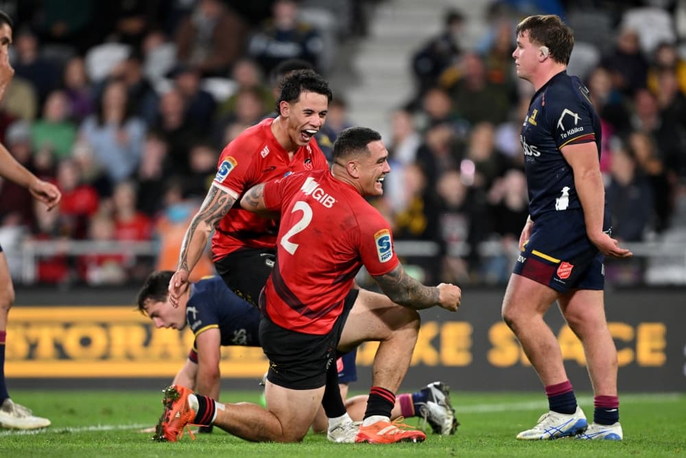 The Crusaders took their chances and thumped the Highlanders. Photo: Getty Images