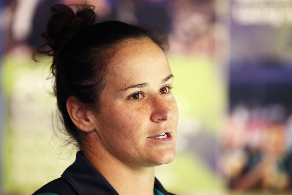 Shannon Parry and the Australian Women's Sevens side kick off their World Series defence on Sunday morning. Photo: Getty Images