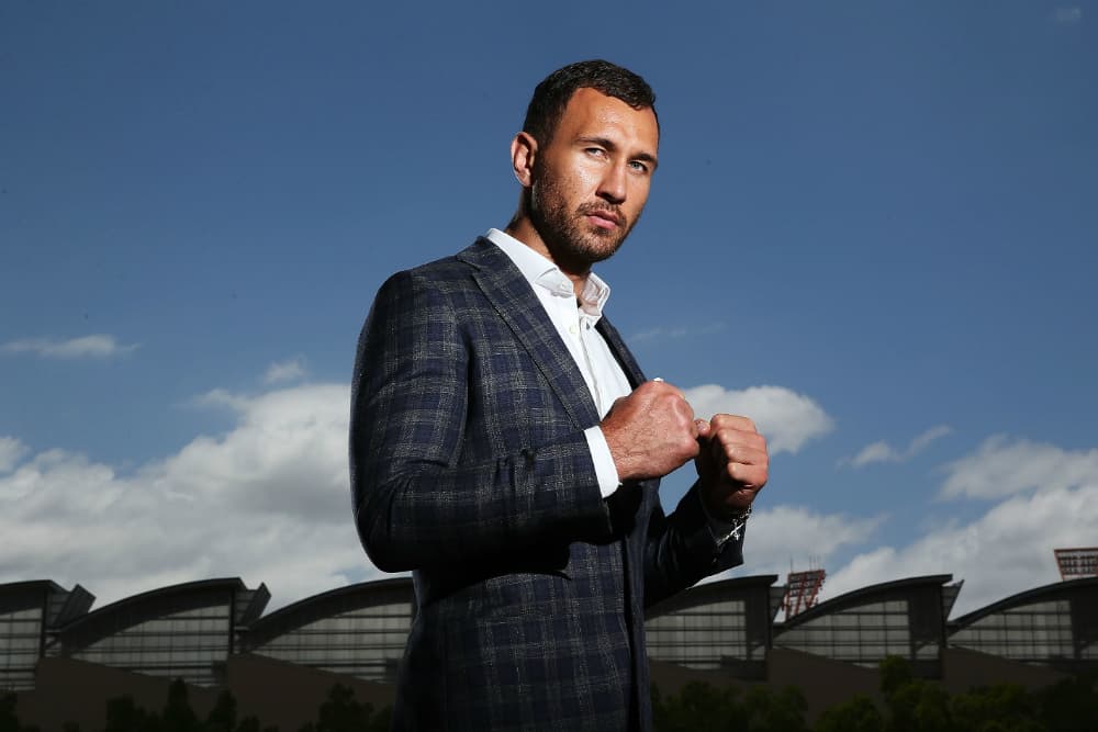 Quade Cooper is ready and raring to go for his third professional fight. Photo: Getty Images
