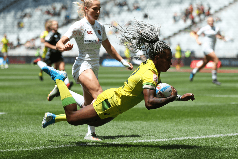 Ellia Green had a double against England. Photo: World Rugby