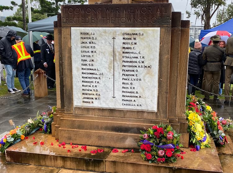 Private Norman Cassells...found a final resting place on the Toowong War Memorial after 100 years