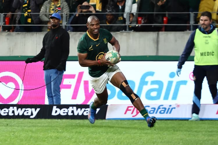 The Springboks have swept past Italy despite a red card. Photo: Getty Images