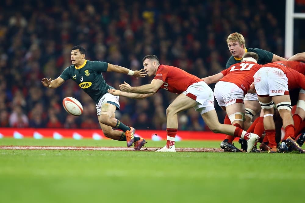 Embrose Papier makes his first Springboks appearance in over eight years against Scotland this weekend. Photo: Getty Images