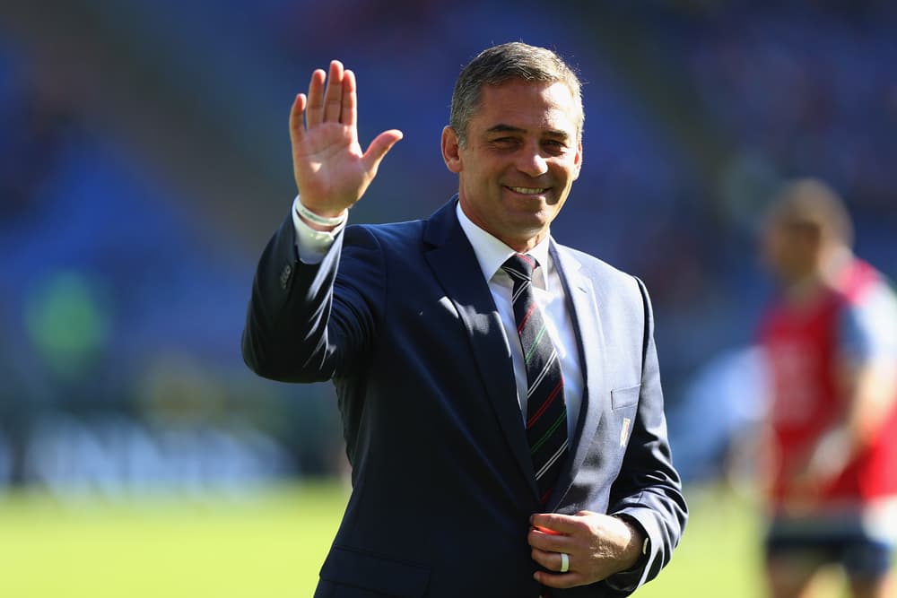 Franco Smith wants to create a "new DNA" for Italian rugby. Photo: Getty Images