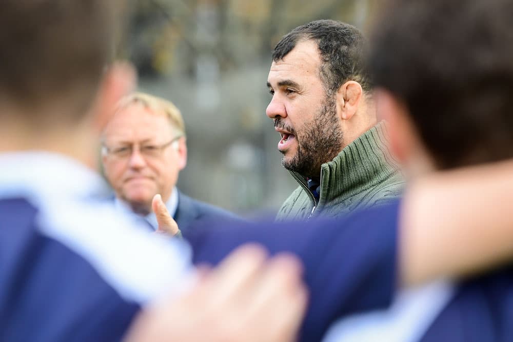 Michael Cheika has defended David Pocock. Photo: RUGBY.com.au/Stuart Walmsley