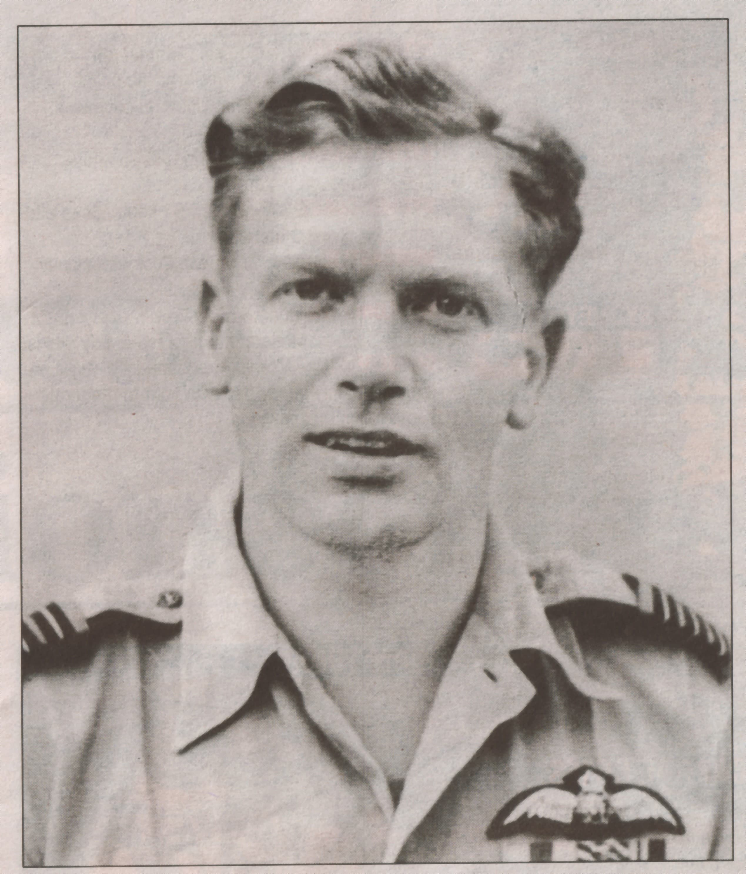 Portrait in Air Force Uniform Andrew William Barr