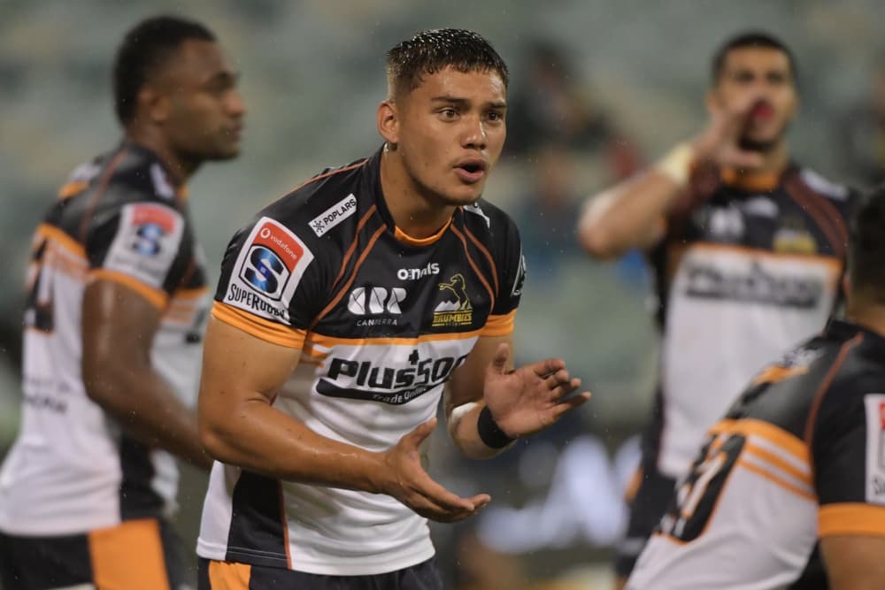 Reesjan Pasitoa in action for the Brumbies. Photo: Getty Images