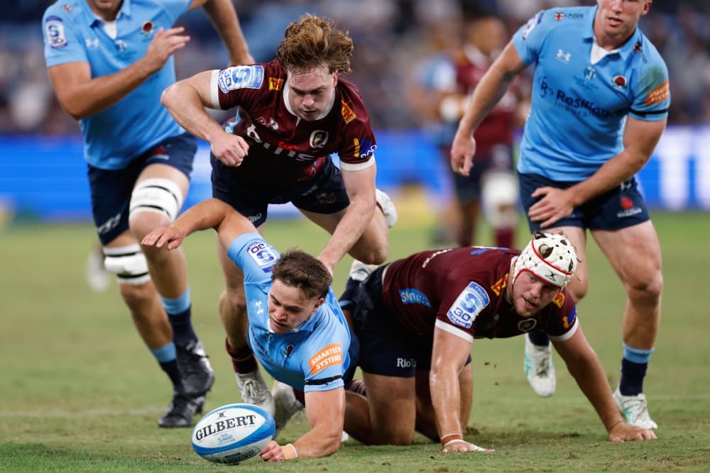 The NSW Waratahs are hungry for redemption as they face the Queensland Reds. Photo: Getty Images