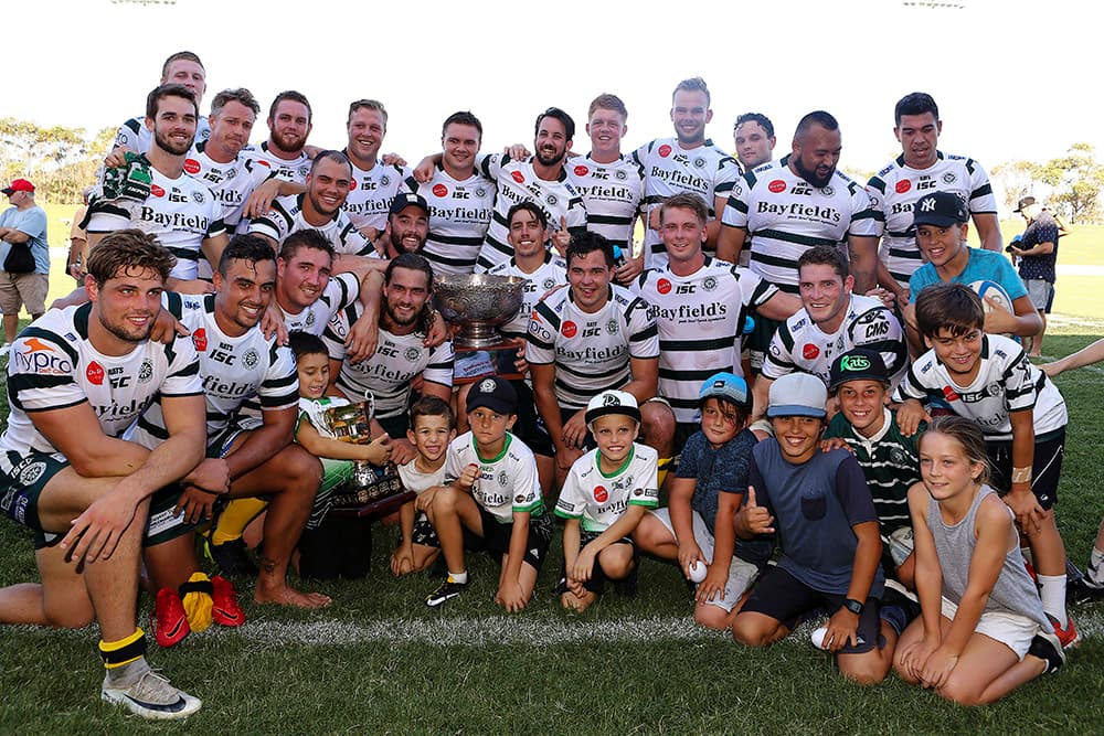 Warringah added the Tackling Violence Cup for the Australian Club championship to their trophy cabinet on Saturday. Photo: RUGBY.com.au/Karen Watson