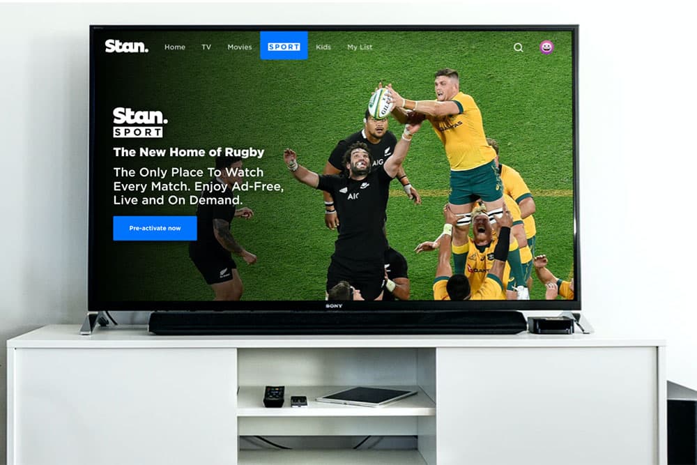 New Home of Rugby on Stan Sport. Photo: Supplied