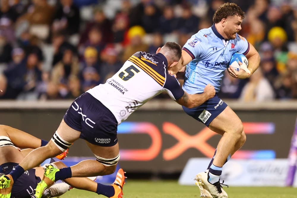 The NSW Waratahs have held tough for an away win over the ACT Brumbies 